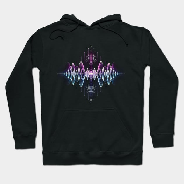 Mystical Frequency Waves Hoodie by The Tee Bizarre